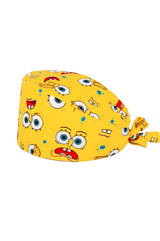 OP-Haube – Gelbe Cartoon-Gesichter