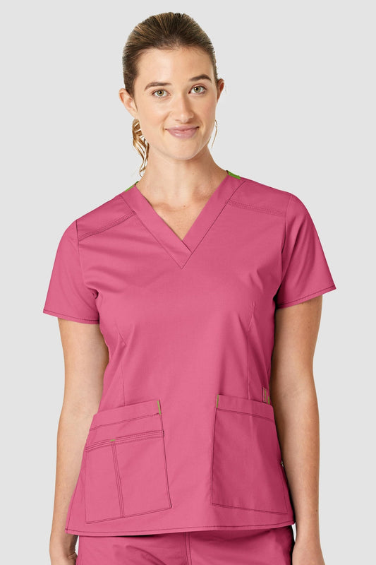 Bella - Blouse médicale - Femme - Rose / XXS