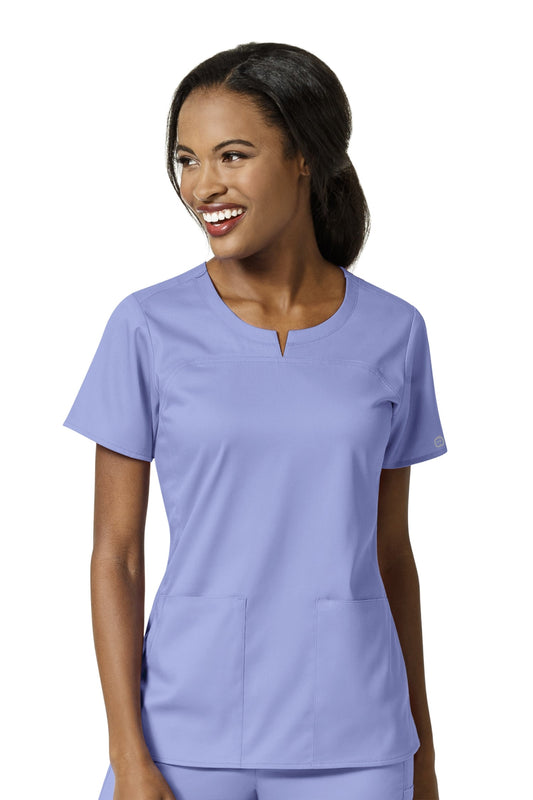 Sierra - Blouse médicale - Femme - Bleu ciel / XS