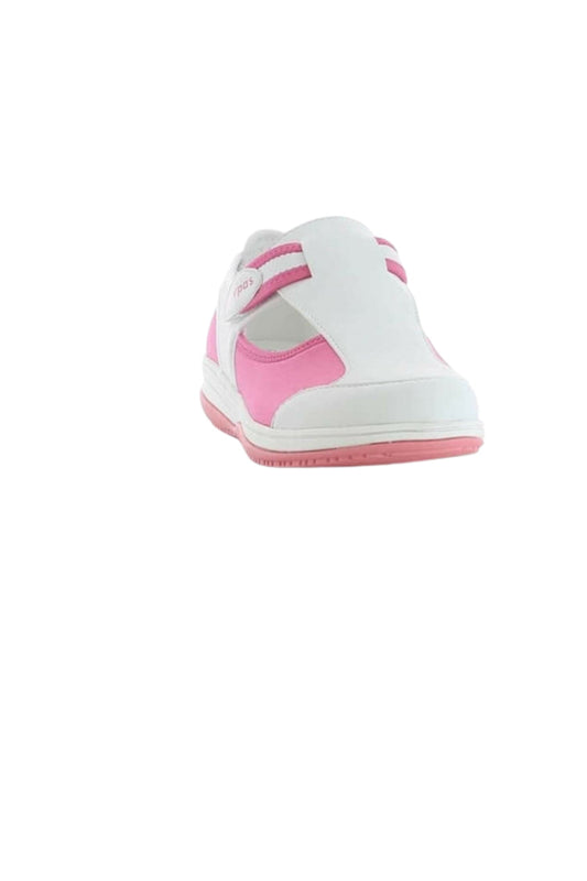 Medizinischer Schuh Damen CANDY – Safety Jogger – Weiß und Rosa