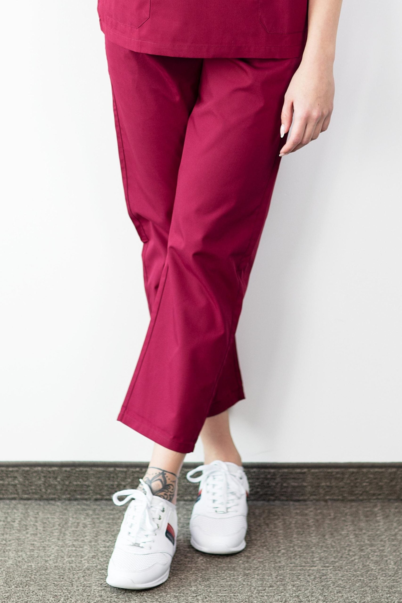 Basicfit - Pantalon de bloc - Unisexe - Bordeaux / S