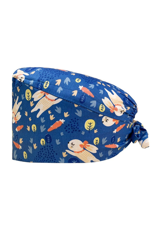 OP-Haube – Mit Hasenmotiv bedruckt