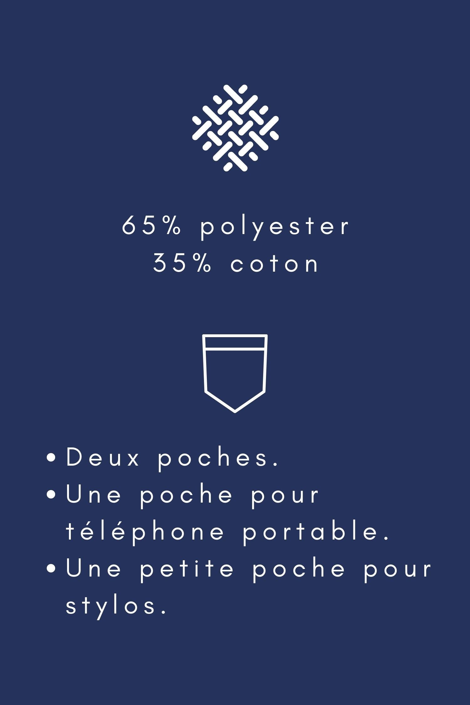 Étiquette de soin pour le Pantalon WonderWork avec détails de poche et qualité