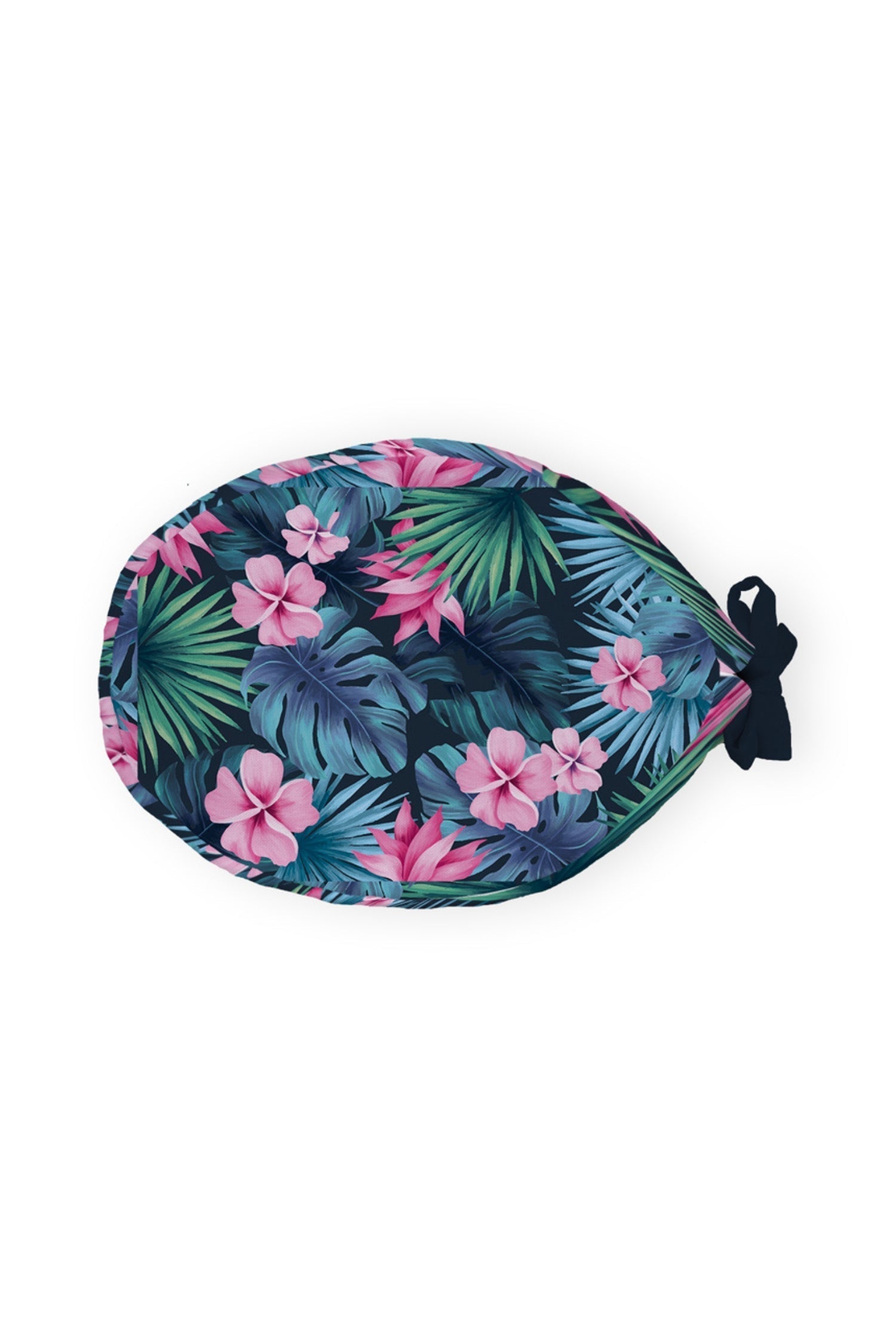 Coussin ovale à motifs uniques de fleurs et feuilles pour Calot médical Aelin