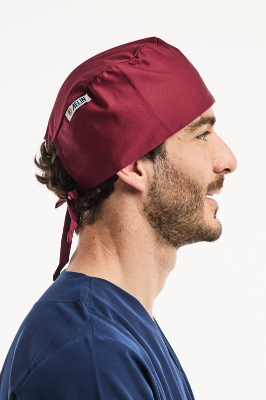 OP-Haube – Bordeaux – Kurzes Haar