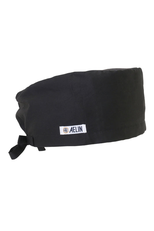 Medizinische Haube – Schwarz – Bedeckend