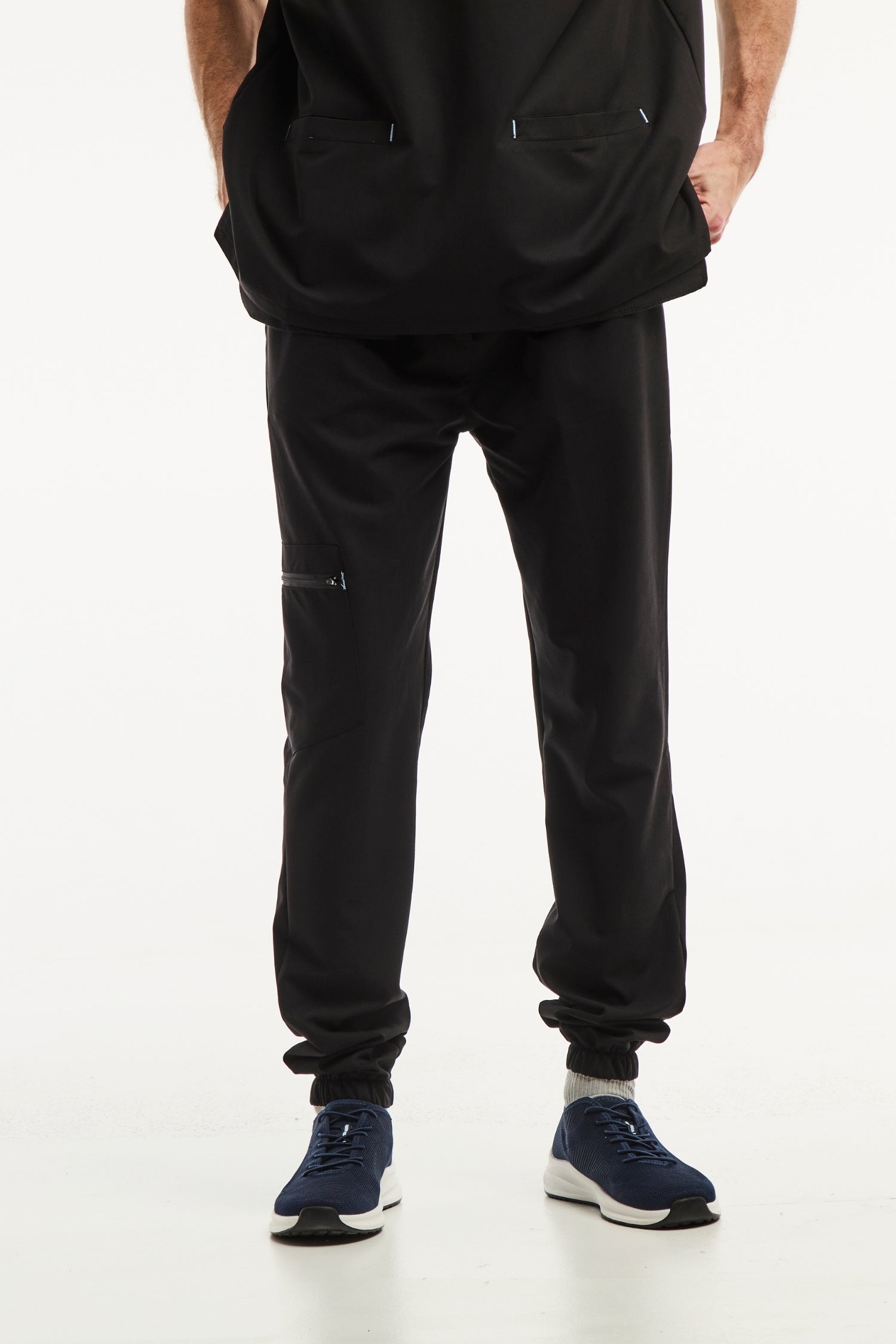 Pantalon médical noir Slimfit - Homme